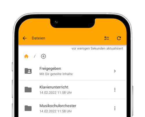 Musikschul-App Dateien