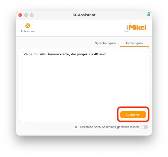 imikel_ki_verwaltungsassistent_texteingabe_ausfuehren