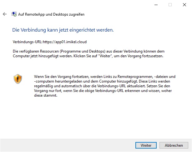 RemoteApp Zusammenfassung