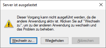 ServerAusgelastet