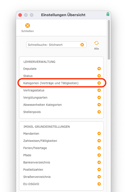 imikel_personal_einstellungen_uebersicht_kategorien