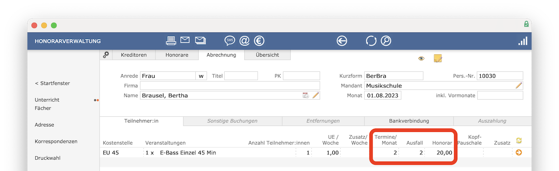 imikel_honorar_abrechnung_teilnehmer_honorar_ausfall
