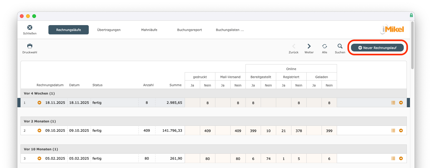 imikel_buchhaltung_rechnungslaeufe_neuer_rechnungslauf