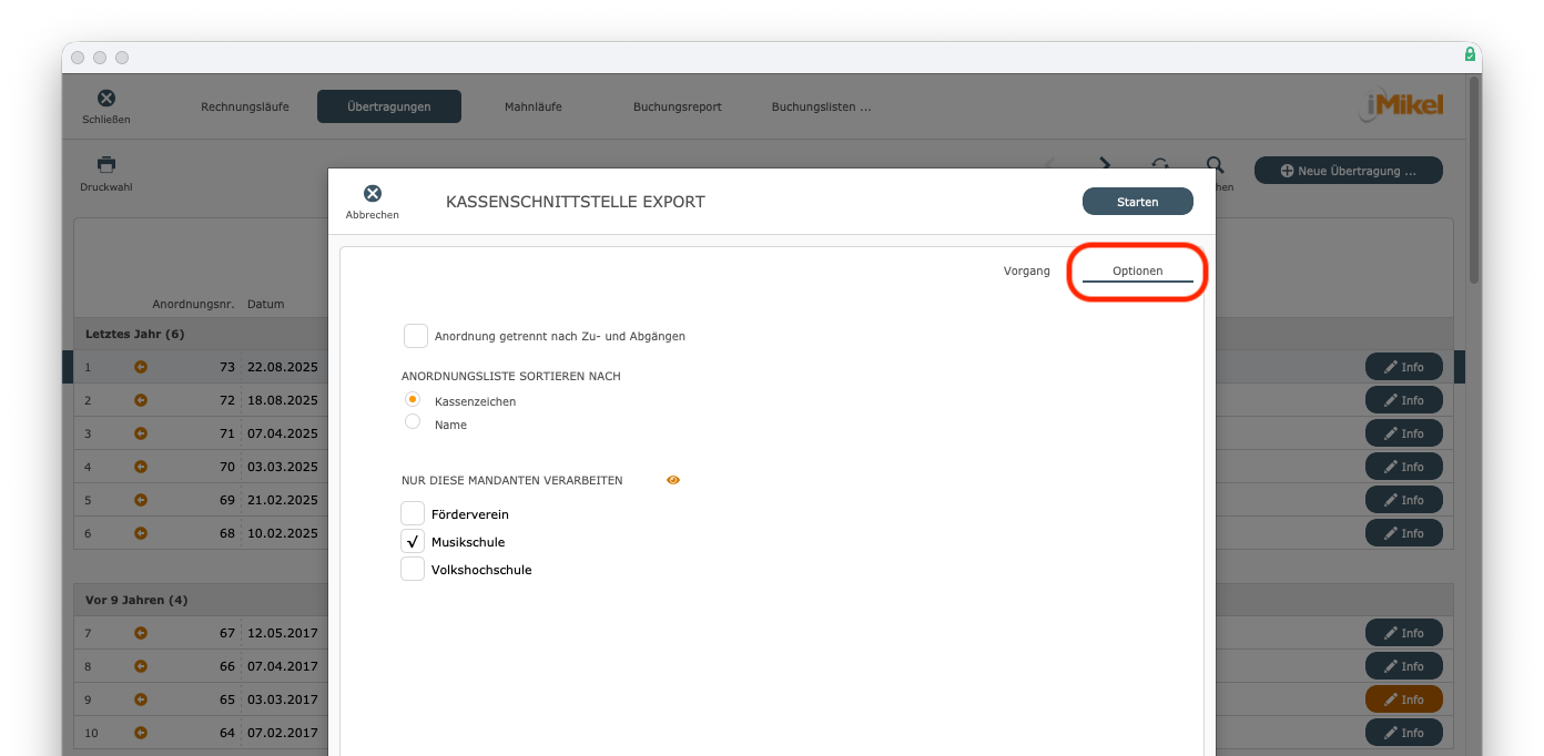imikel_buchhaltung_uebertragungen_kassenschnittstelle_export_optionen