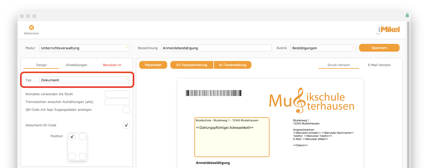 imikel_korrrespondenzen_vorlagen_bearbeiten_design_typ