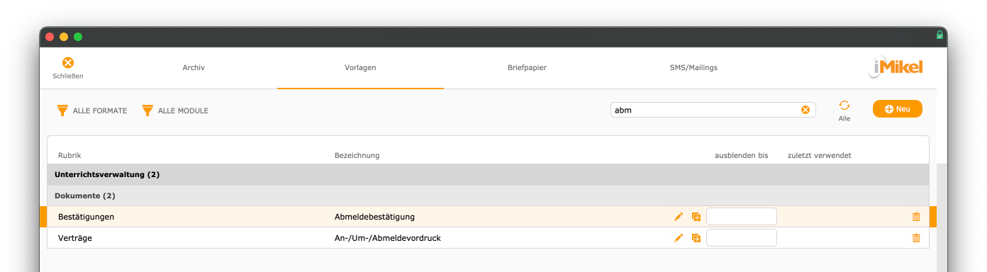 imikel_korrespondenzen_vorlagen_uebersicht_suchergebnis