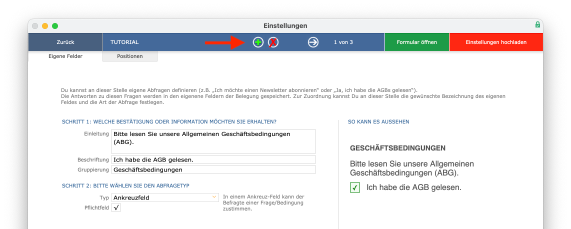 imikel_unterricht_einstellungen_onlineanmeldung_eigene_felder_hinzufuegen_loeschen_blaettern