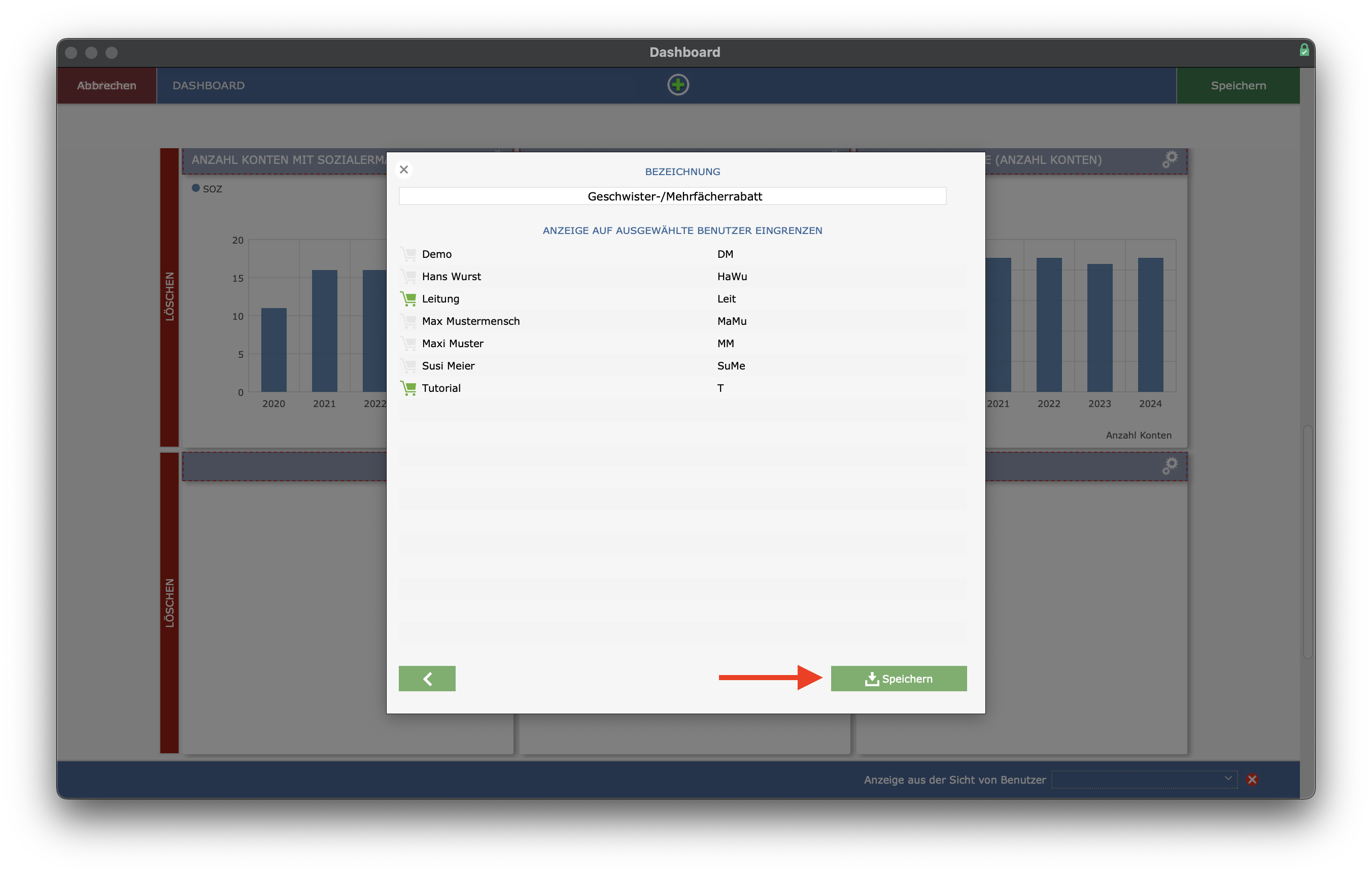 imikel_statistik_dashboard_konfigurationsmodus_neu_bezeichnung_speichern