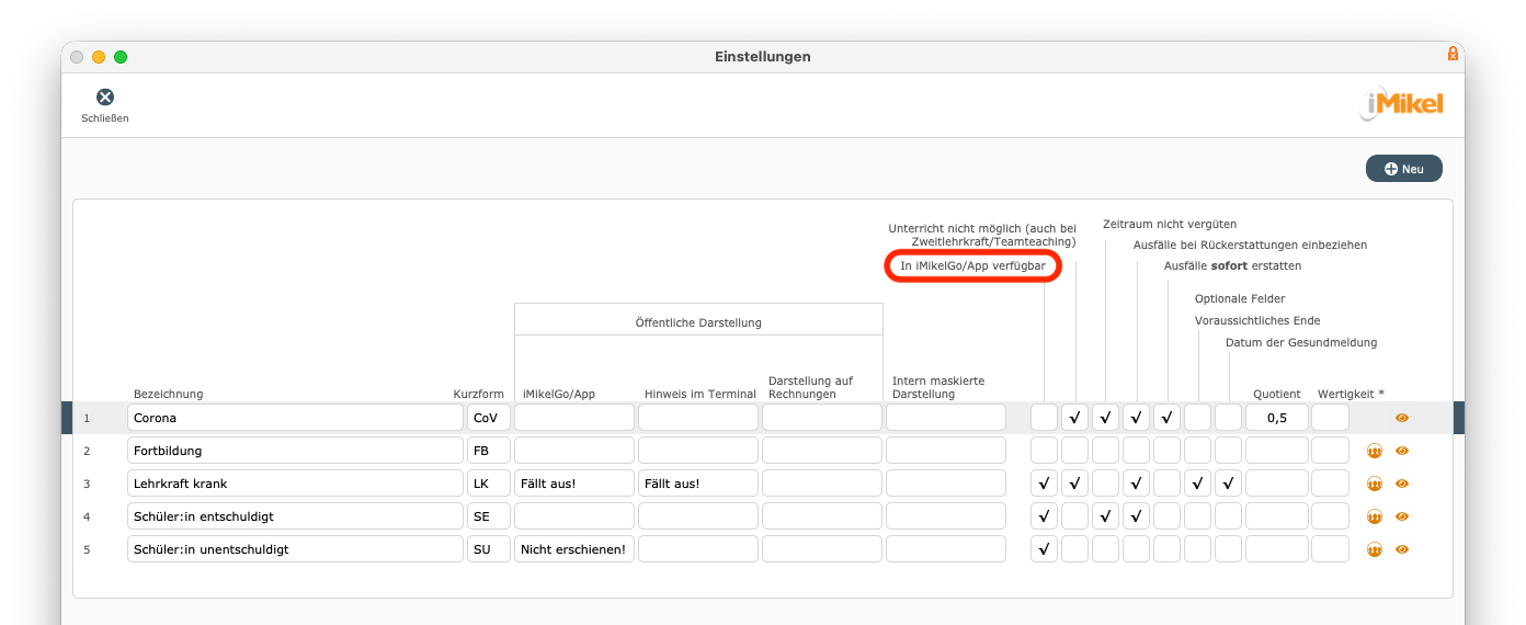 imikel_personal_einstellungen_abwesenheiten_kategorien_in_app_verfuegbar