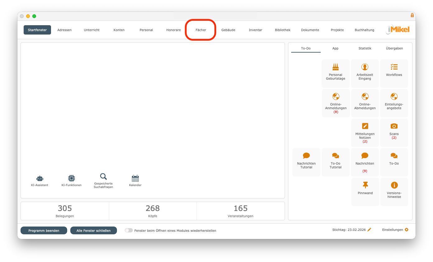 imikel_startfenster_faecherverwaltung